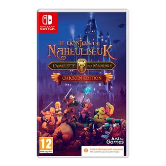 Le Donjon de Naheulbeuk L'Amulette du Désordre Chicken Edition Code in a box Nintendo Switch