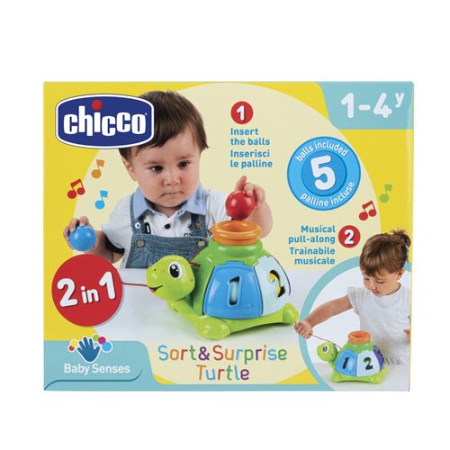 Chicco Lernspielzeug "SORTIER-SCHILDKRÖTE ZUM ZIEHEN"