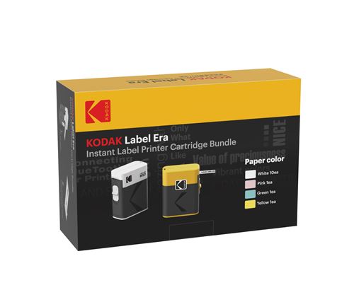 Pack Imprimante D'Étiquettes Sans Fil Kodak Memo Label Era M50 Blanc + 13 Rouleaux De Papier