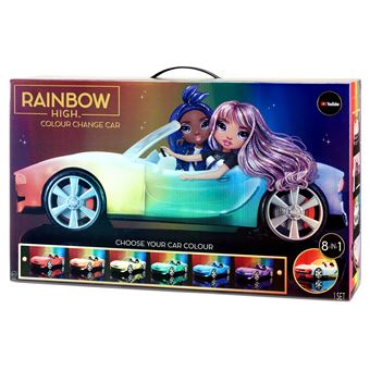 Voiture Cabriolet Rainbow High Color Change