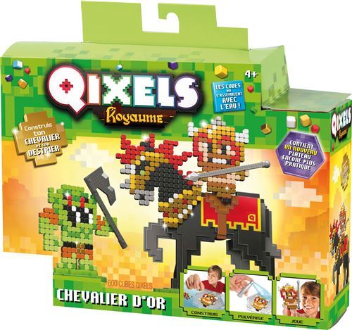 Kit créatif Qixels Royaume Kanaï Kids Chevalier d'or