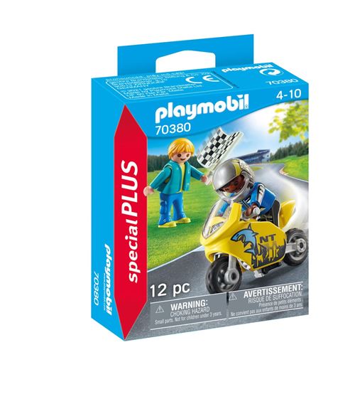 Playmobil Special Plus 70380 Enfants et moto