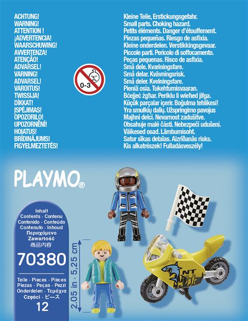Playmobil Special Plus 70380 pas cher, Enfants et moto