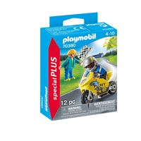 Playmobil - 5117 - Jeu de construction - Moto argentée