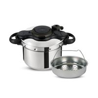 Autocuiseur Seb PC ClipsoMinut Easy P4620724 Inox et Noir