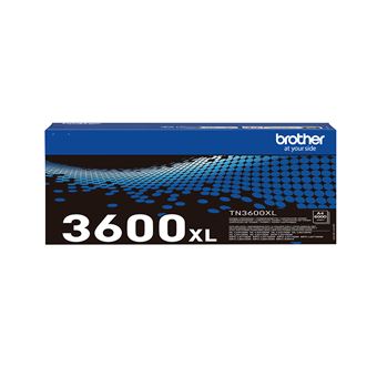 Brother TN3600XL - Haute capacité - noir - original - boîte - cartouche de toner - pour Brother DCP-L5510, HL-L5215, L6410, L6415, MFC-L5715, L6710, L6910, L6915 - 1