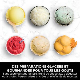 Lot De 4 Bacs Creami Deluxe 680 Ml - Compatibles Ninja Creami NC501EU / NC500EU - Accessoires Sorbeitière