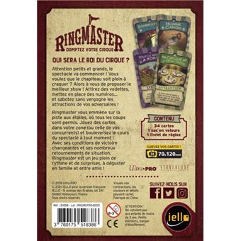 Jeu de cartes Iello Ringmaster