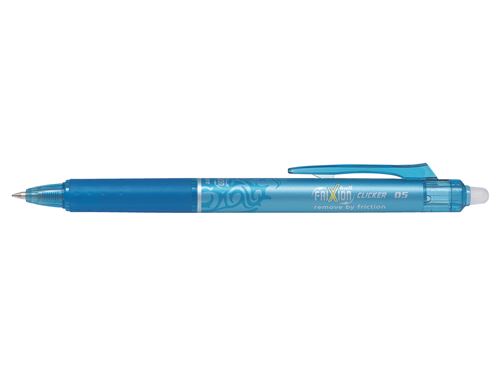 Stylo roller Pilot Pen Frixion Clicker 05 Turquoise