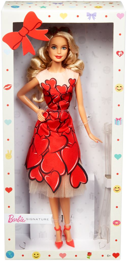 Barbie Signature Poupée de Collection Tenue de Noël, Robe Blanche et Rouge,  Édition 2019, Jouet Collector, FXF01 : : Jeux et Jouets