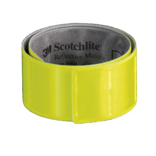 Bande réfléchissante Wowow Snap Jaune 40 x 3 cm