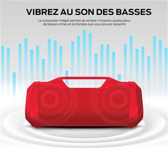 Enceinte sans fil Bluetooth Monster Cable Monster Blaster V3.0 Rouge