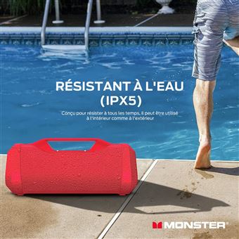 Enceinte sans fil Bluetooth Monster Cable Monster Blaster V3.0 Rouge