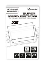 Pack de 2 protections d'écran Subsonic pour Nintendo Switch Transparent