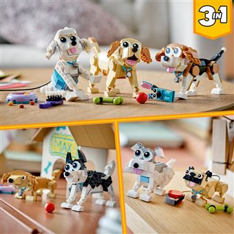 LEGO® Creator 3-en-1 31137 Adorables chiens