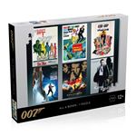 Puzzle 1000 pièces Winning Moves James Bond Acteurs Iconiques