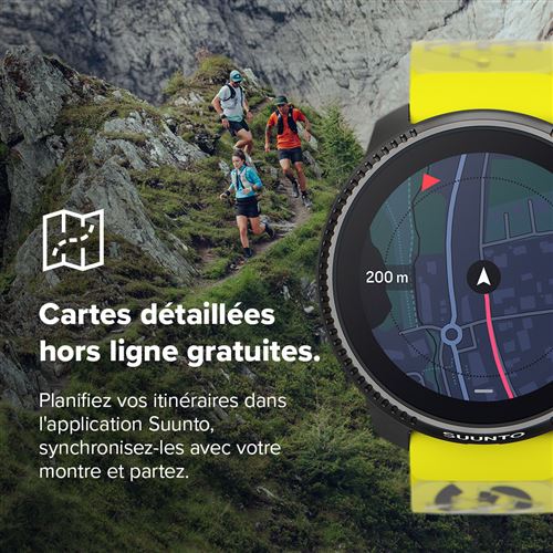 Montre connectée Suunto Race 36 mm Titanium Charcoal avec bracelet silicone  Noir - Montre connectée - Achat & prix