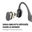 Casque Sans Fil Conduction Osseuse Shokz Bluetooth Gris Charbon