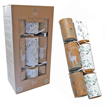Boîte 6 crackers de Noël Tom Smith Kraft Cube - Achat & prix | fnac