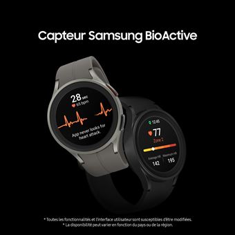 Montre connectée Samsung Galaxy Watch5 Pro Bluetooth Titanium