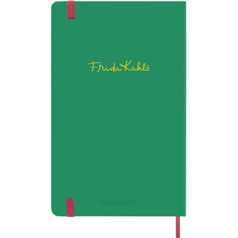 Agenda scolaire Moleskine 2022 2023 Journalier Frida Kahlo grand format Vert