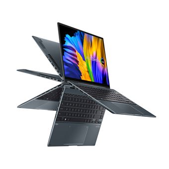 PC portable Asus Zenbook 14 Flip OLED UP5401ZA-KU162W 14" Intel® Core™ i7-12700H 16 Go RAM 1 To SSD Gris