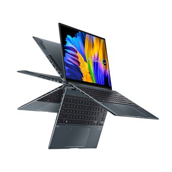 PC portable Asus Zenbook 14 Flip OLED UP5401ZA-KU162W 14" Intel Core i7-12700H 16 Go RAM 1 To SSD Gris