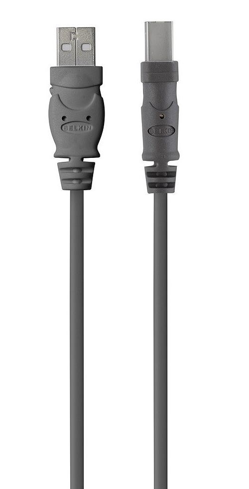 Câble d'imprimante Premium USB 2.0 Belkin 1.8 m Gris