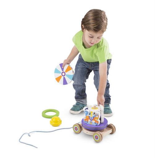 Carrousel Melissa Doug Pull Toy Jouets a tirer ou a pousser Achat prix fnac