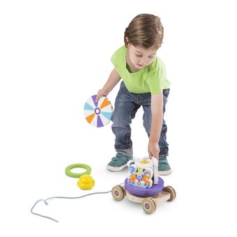 Carrousel Melissa Doug Pull Toy Jouets a tirer ou a pousser Achat prix fnac