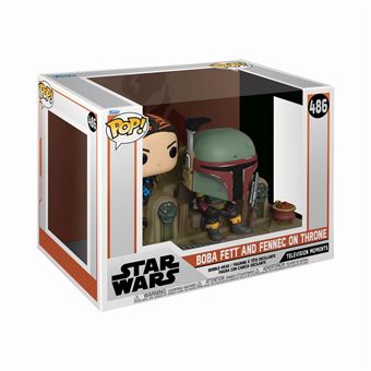 Figurine Funko Pop Moment Mandalorian Boba Fett et Fennec Shand