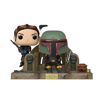 Figurine Funko Pop Moment Mandalorian Boba Fett et Fennec Shand