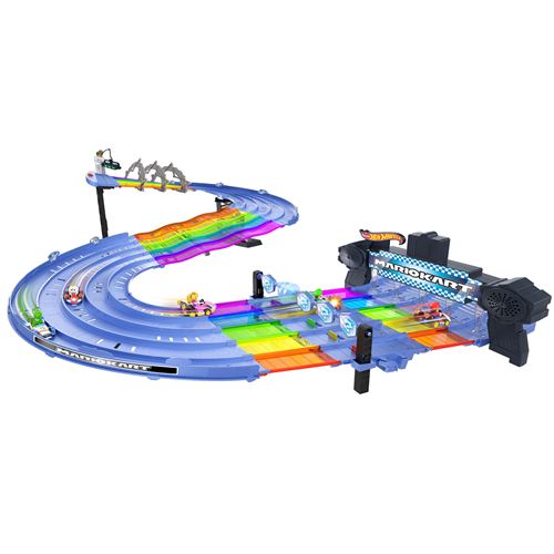 Hot Wheels dévoile son nouveau circuit inspiré par la Route Arc-en-ciel de Mario  Kart - Nintendo - Nintendo-Master