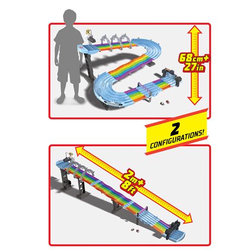 Piste Hot Wheels Mario Kart Route Arc-en-ciel - Voiture - Achat & prix