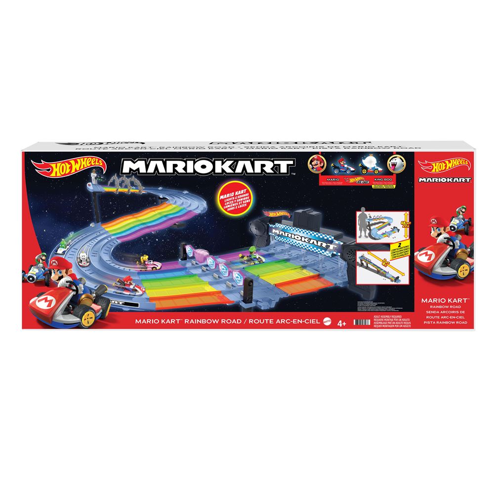 Hot Wheels Mario Kart Piste Piranha avec mini voiture de course 1/64 GFY47