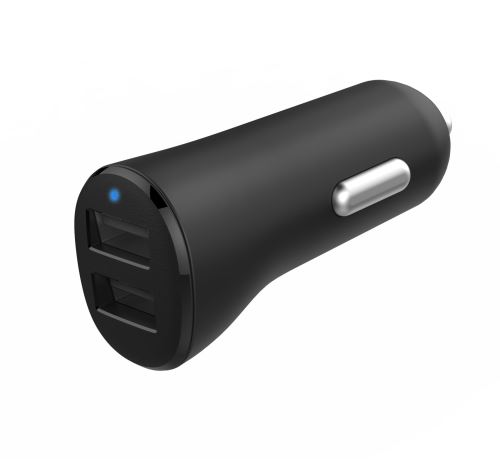 TEMIUM CAR CHARGER  X2 USB 4,8A BK