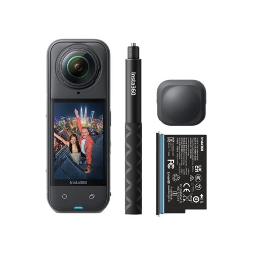 Pack Caméra sport Insta360 X5 Starter Noir