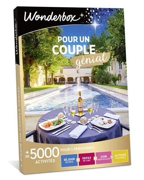 Coffret cadeau Wonderbox Pour un couple genial