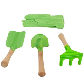 Maisons de jardin Planète Plante MGM Les outils du p'tit jardinier 3 pièces et Gants