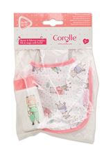 Bavoir et Biberon Magique Corolle pour poupon 36 à 42 cm