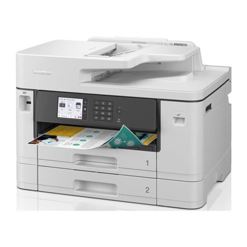 Imprimante jet d'encre multifonction Brother MFC-J5740DW Jusqu'à 25 ppm 600 feuilles Blanc État correct - N/A reconditionné disponible sur Fnac