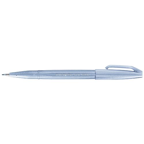 Pentel Arts Pentelarts Stylo Feutre Brush Sign Pen Ses 15, Gris Bleut&eacute;