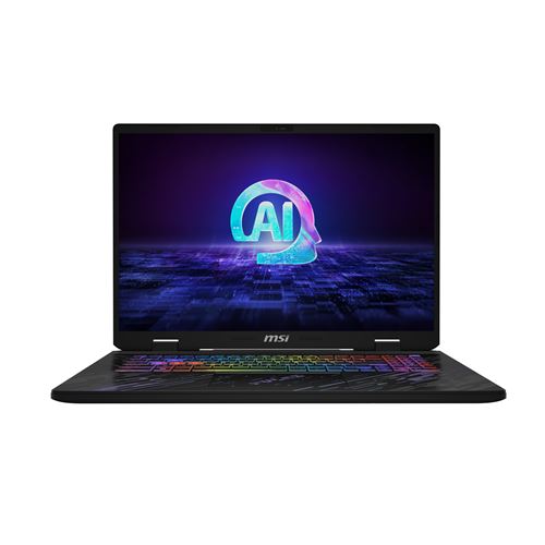 PC portable Gaming MSI Pulse 17 AI C1VFKG-013FR 17 QHD+ 240 Hz Intel® Core™ Ultra 7 16 Go RAM 1 To SSD Nvidia GeForce RTX 4060 Noir
