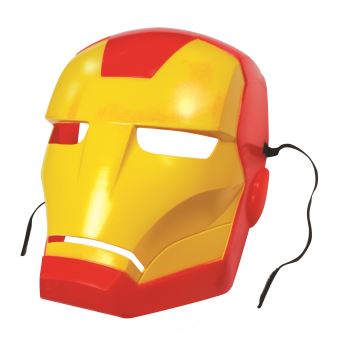 RUBIE'S Déguisement Officiel Iron Man Enfant – Combinaison Rouge Et Or Avec Masque, Taille 7-8 Ans (117-128 Cm), Pour Carnaval Et Halloween