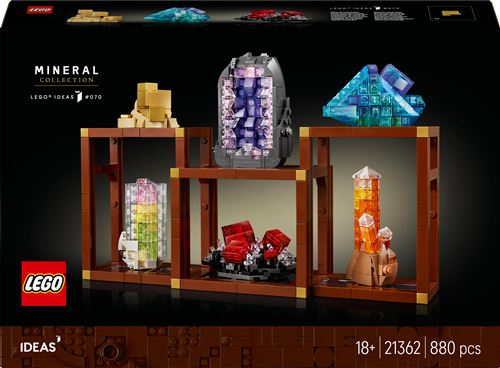 LEGO Ideas 21362 Collection de Minéraux Set de Construction pour Adulte Décoration - vue 2