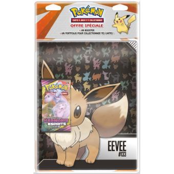 Pack cahier range-cartes et booster Pokémon Soleil et Lune 11 Modèle aléatoire