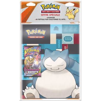 Pack cahier range-cartes et booster Pokémon Soleil et Lune 11 Modèle aléatoire