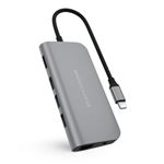 Hub USB Type-C 9 en 1 HyperDrive HD30F-GRAY pour iPad et MacBook Pro/Air Gris