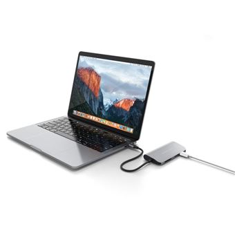 Hub USB Type-C 9 en 1 HyperDrive HD30F-GRAY pour iPad et MacBook Pro/Air Gris