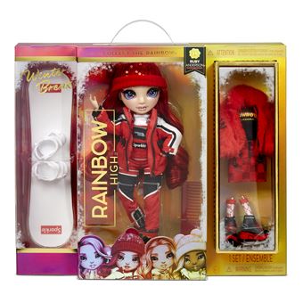 Poupée mannequin Rainbow High Sports d'hiver Ruby Anderson